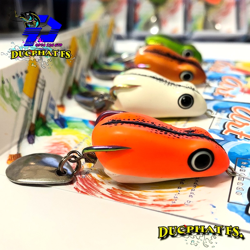 Mồi câu lure cá lóc V5 , nhái thái lure.! mồi giả câu lure .!!!