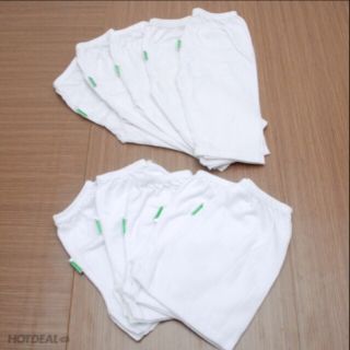 Chục Quần đùi trắng cho bé