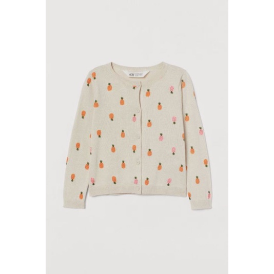 Áo khoác len Cardigan cho bé gái 2-6 tuổi