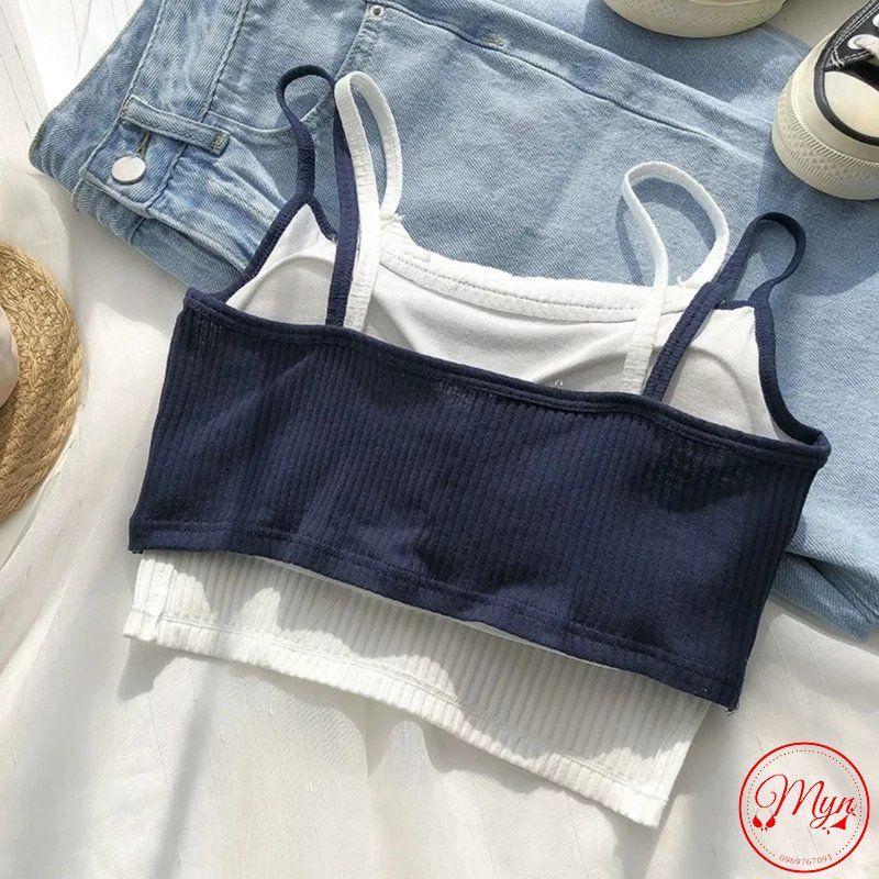 ÁO HAI DÂY CROPTOP PHỐI MÀU CÁ TÍNH FASHION SPORTS