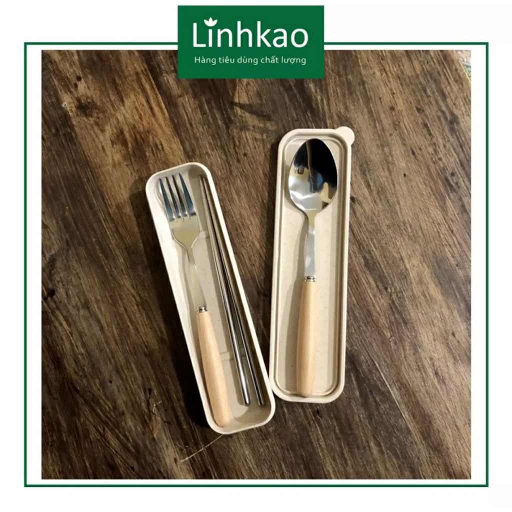 Bộ 3 món nỉa muỗng inox cá nhân