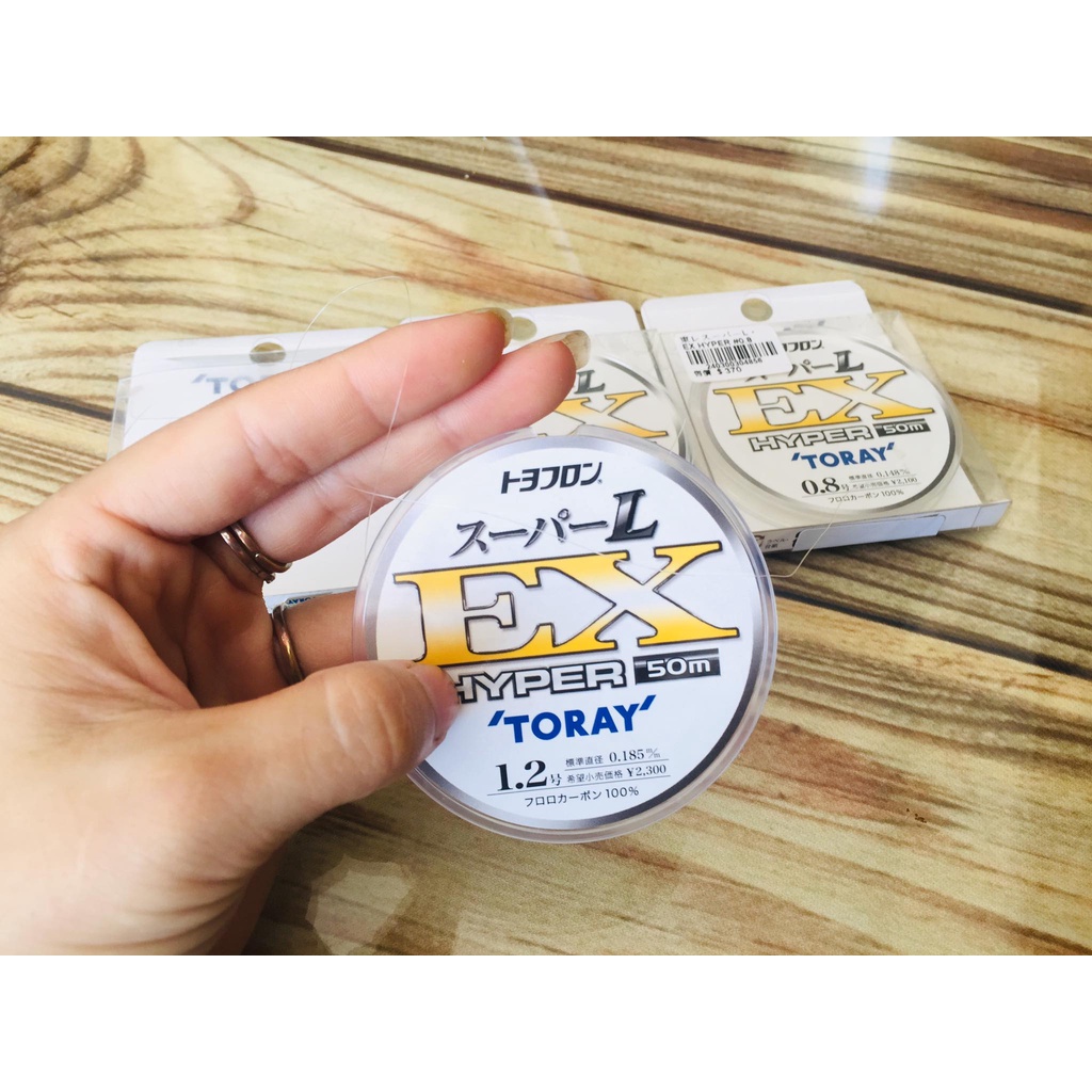 Dây cước câu cá Toray EX hyper 50m - Made in Janpan