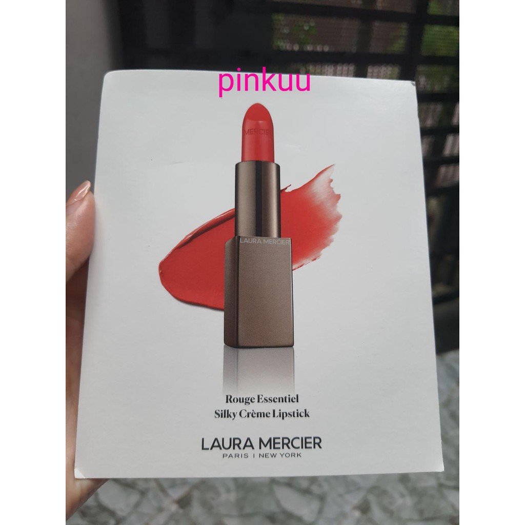 Son Laura Mercier vỉ mẫu thử 3 màu kèm cọ