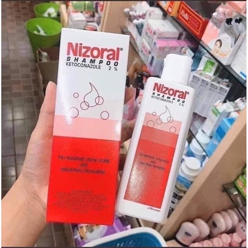 Dầu gội gàu nấm da đầu ni zo ral thái lan