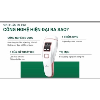 Máy triệt lông Dr Glatt IPL Pro Chính hãng