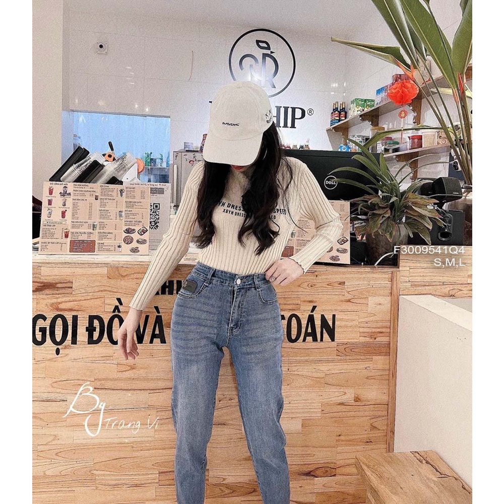 Quần jean baggy kiểu lưng cao!