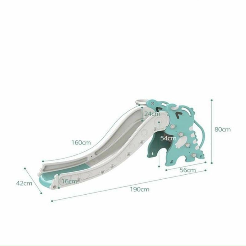 Cầu Trượt Cho Bé có bóng rổ/ mẫu cầu trượt khủng long, mẫu voi cao cấp cho bé máng dài 170-190cm