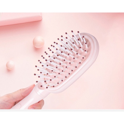 Lược bầu gỡ rối cao cấp, chải thẳng massa đầu độ đàn hồi cao, kích thước nhỏ bỏ vừa túi xách