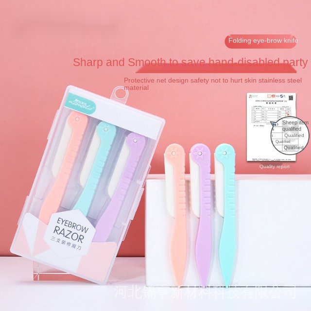 Bộ 3 dao cạo lông mày chuyên nghiệp