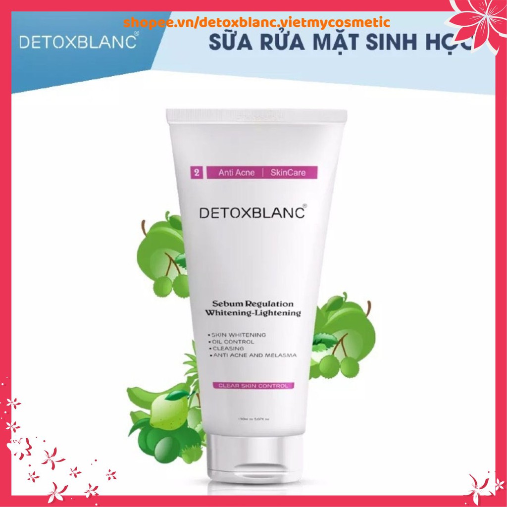 🔥🔥🔥Sữa rửa mặt sinh học Detox BlanC Clear Skin Control🔥🔥🔥 (150ml) (detoxblanc.vietmycosmetic)