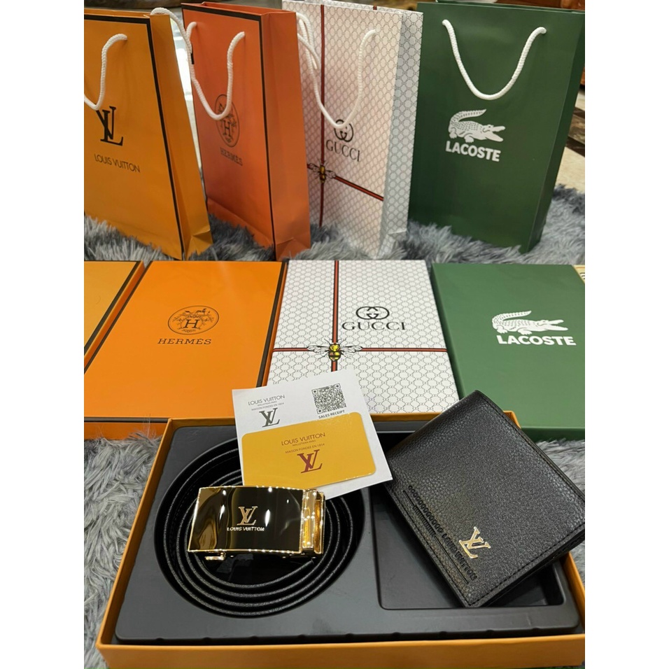 SET VÍ VÀ THẮT LƯNG NAM FULL BOX CAO CẤP