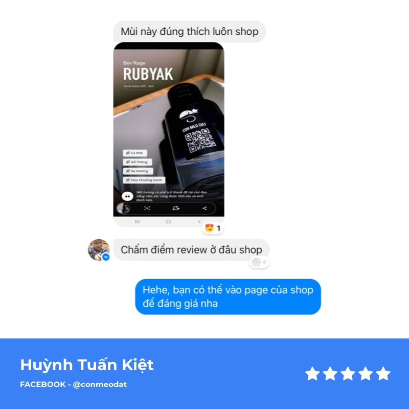 BevRage Rubiak - Nước hoa chế tác Con Mèo Đất