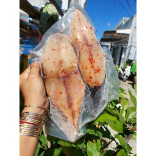 CÁ THU PHẤN TO CẮT KHÚC.khay 500g (giao hỏa tốc)