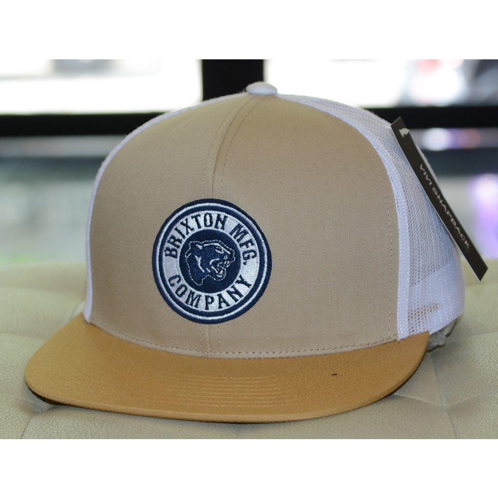 Mũ lưới snapback Brixton logo tròn con cọp hổ,nón snapback lưới thời trang Brixton Forte MP Trucker 