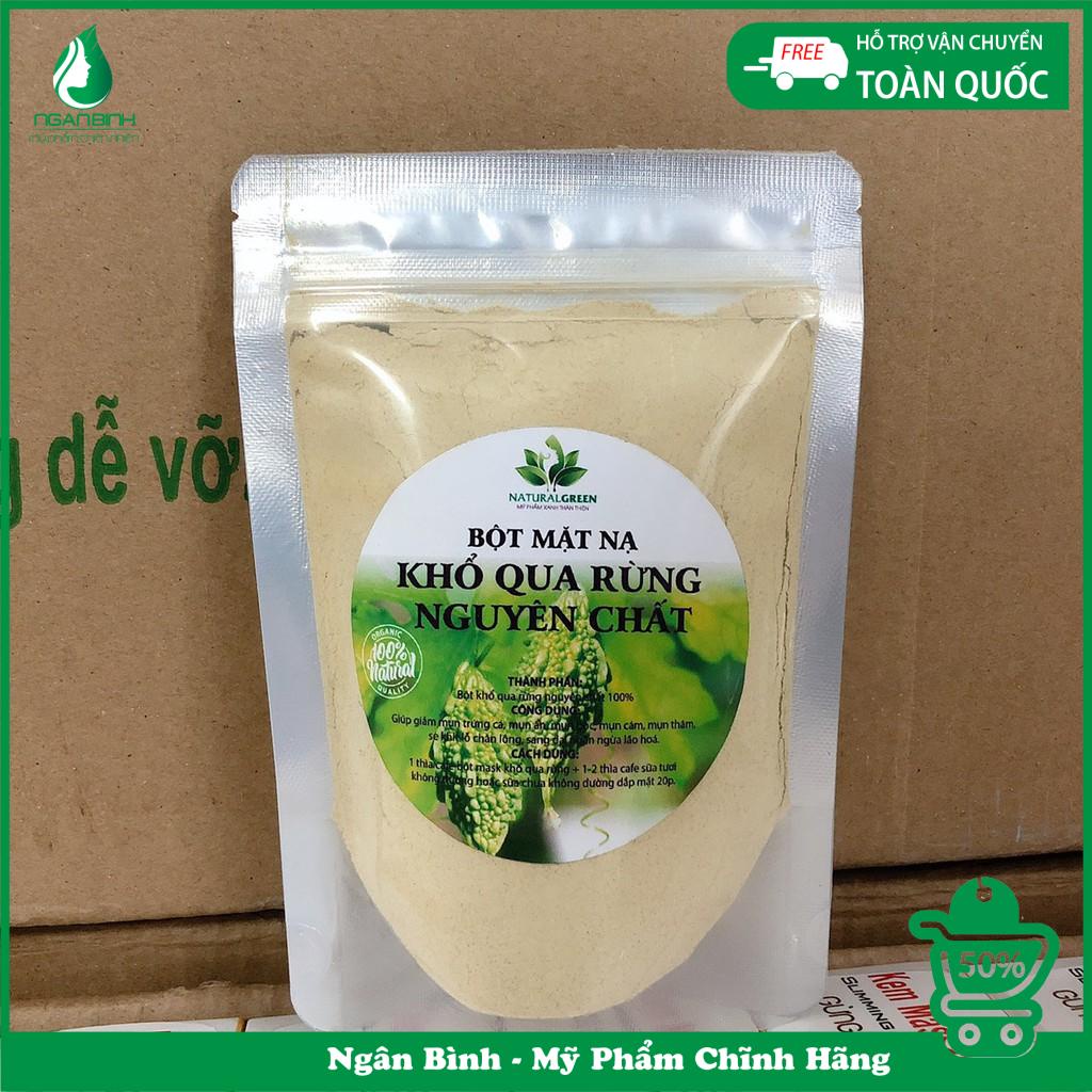 Mặt nạ khổ qua rừng nguyên chất ngăn ngừa nếp nhăn, lão hóa, ngăn mụn hiệu quả