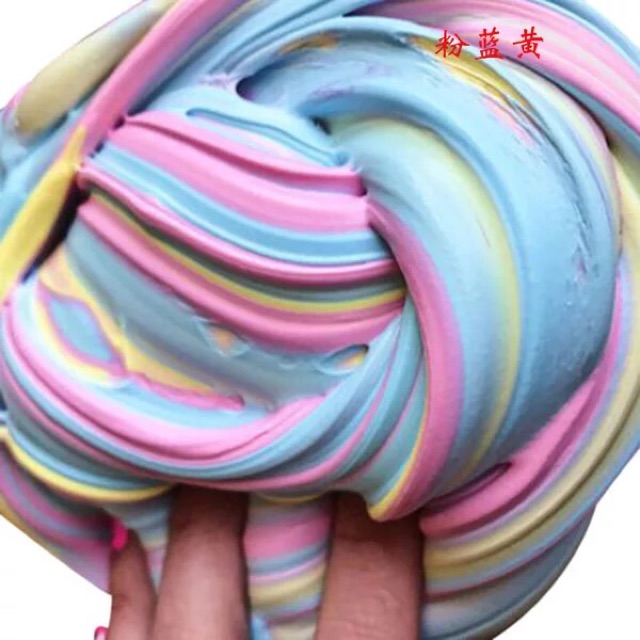 Slime 3 màu (hồng,biển,vàng)