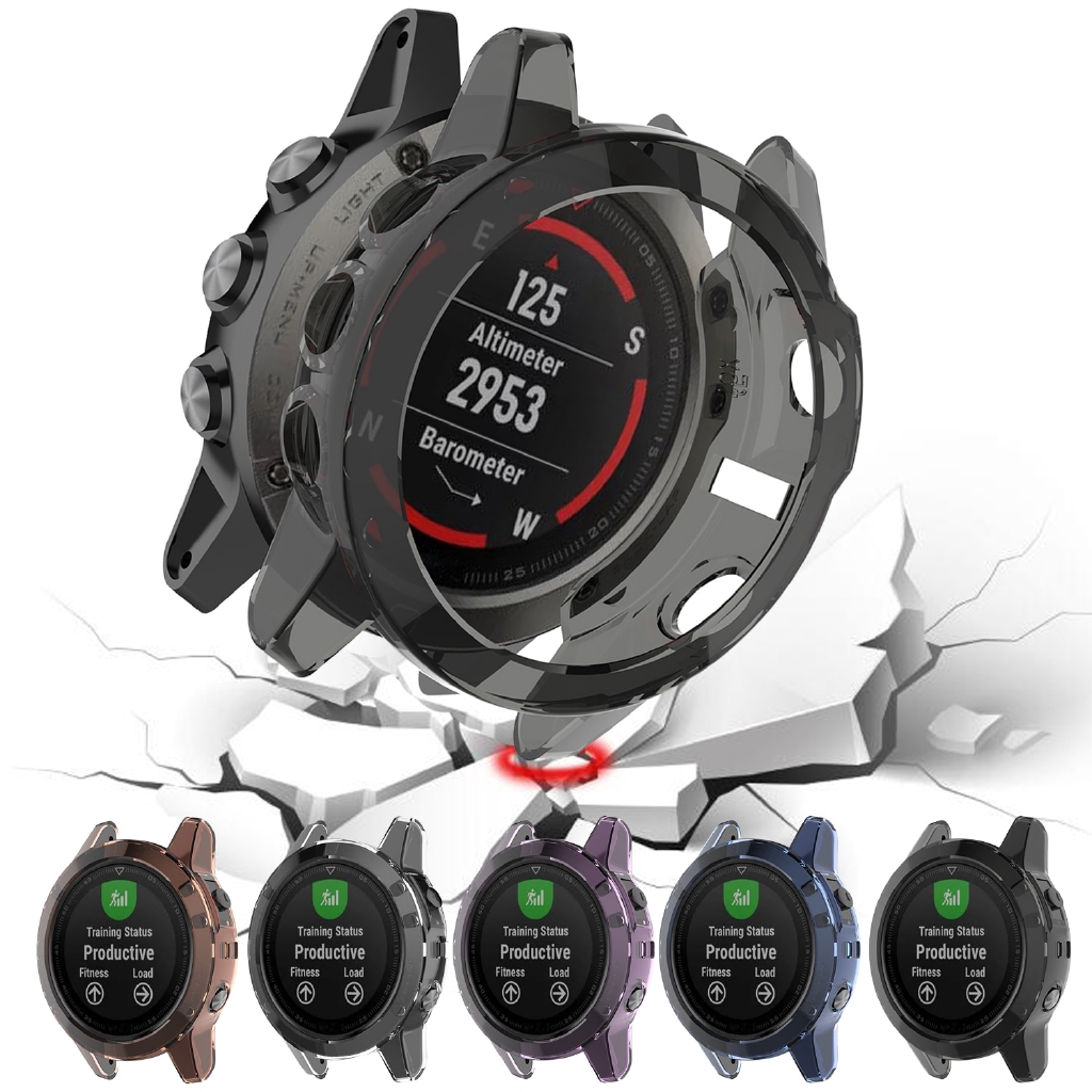 Ốp Bảo Vệ Bằng TPU Mềm Chống Sốc Cho Garmin Fenix 5 5X 5S Plus