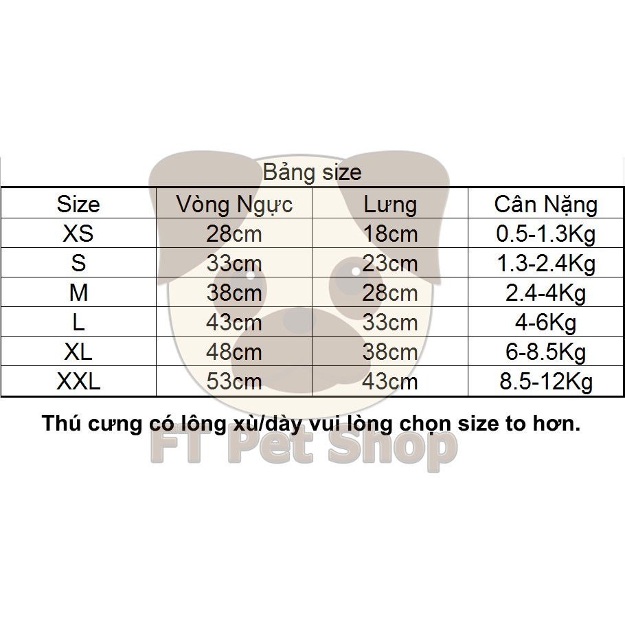 Combo 02 Áo cho chó mèo - Áo hè dành cho thú cưng 1-10kg