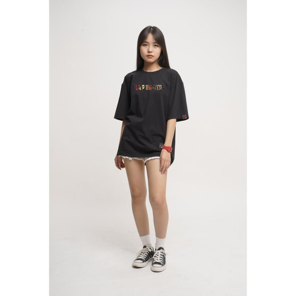 Áo thun unisex form rộng tay lỡ phông Nam Nữ La Prim Local Brand Chính Hãng Mi Midori