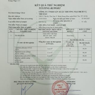 GEL RỬA TAY KHÔ