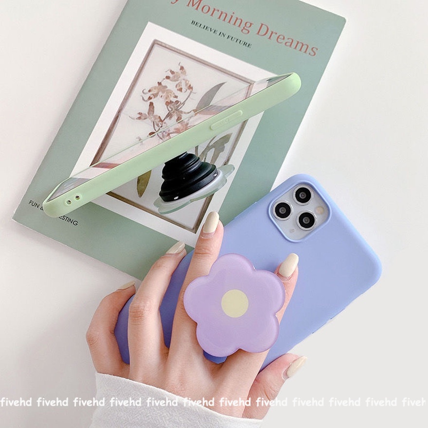 Vòng Nhẫn Đỡ Điện Thoại Hình Hoa Cầu Vồng Dễ Thương Đứng