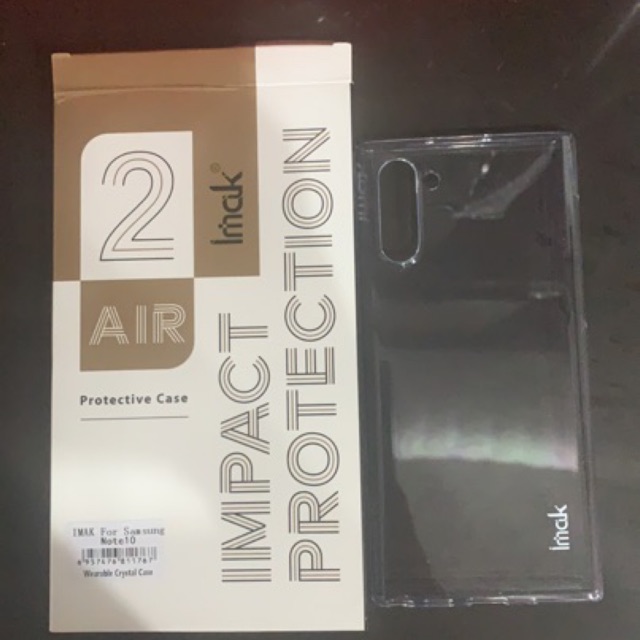 Ốp lưng trong suốt galaxy note 10 hiệu imak trong cứng