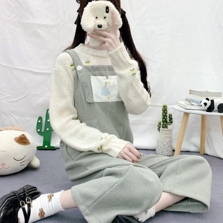 [ORDER TMALL 143 ] Quần Yếm Hình Công Chúa Nhỏ 4 Màu Siêu Cute