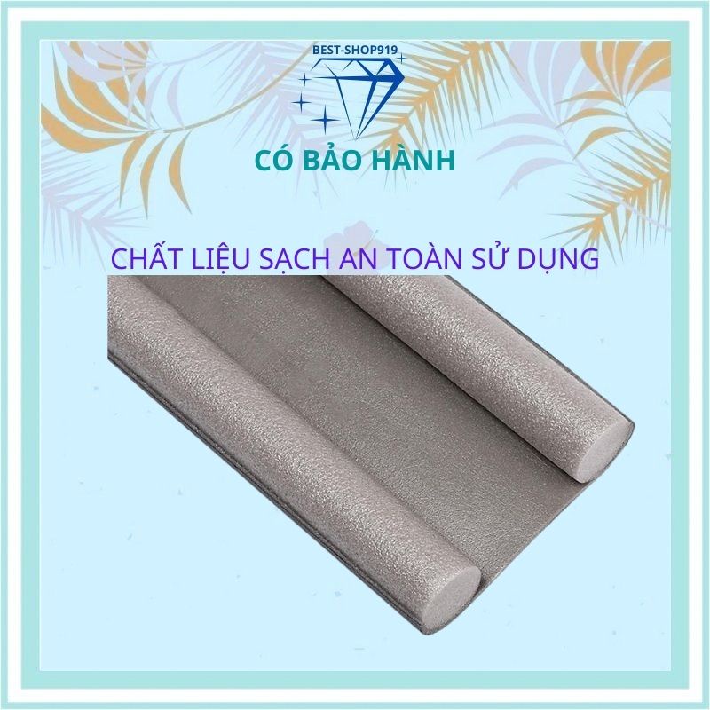 Thanh Nẹp Xốp Chặn Khe Cửa Ron Đệm Cửa Chống Ồn Chống Thoát Hơi Máy Lạnh Chống Bụi Ngăn Côn Trùng