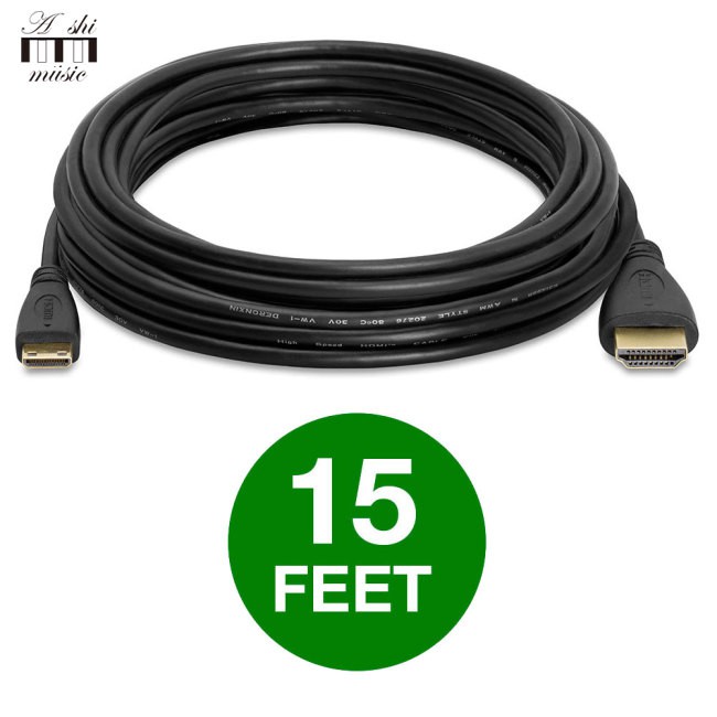 Cáp Hdmi 16ft Chuyển Đổi Từ Mini Hdmi Sang Hdmi A Sang Hdmi Mini Type C 4k