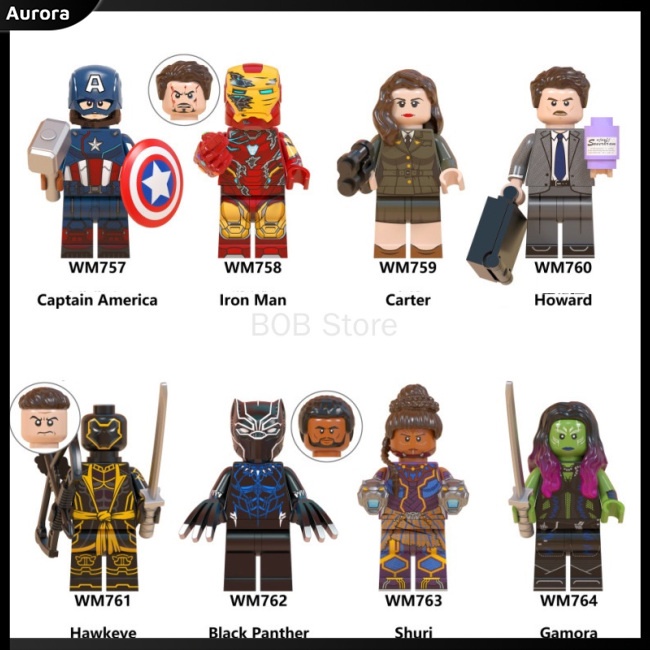 Mô Hình Lego Nhân Vật Siêu Anh Hùng Marvel