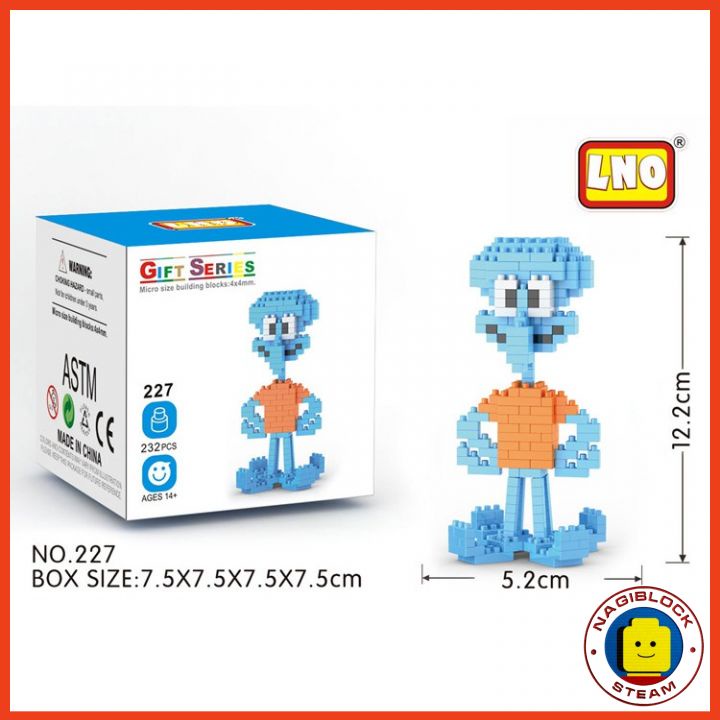 Bộ đồ chơi lắp ráp mô hình nhân vật hoạt hình LNO 227-233