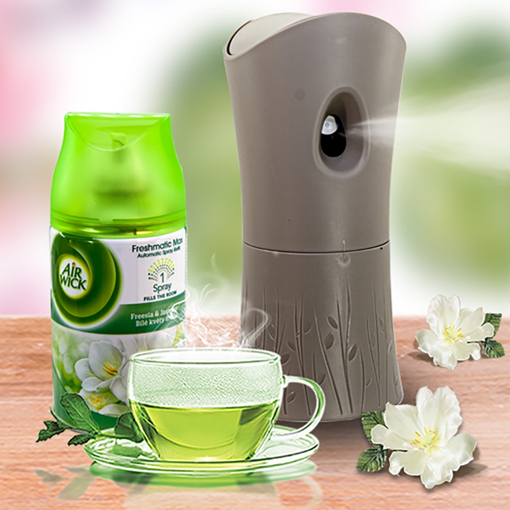 [15 Mùi Hương] Máy Xịt Thơm Phòng Tự Động Air Wick 250ml - tùy chọn mùi hương, máy sử dụng pin AA tiện lợi