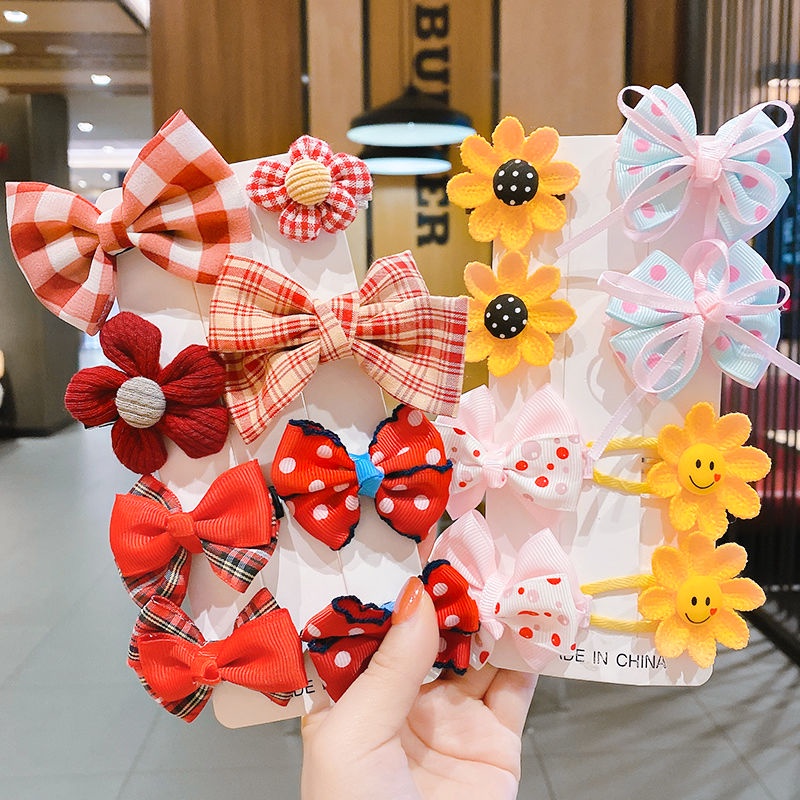 Set 23 kẹp tóc hình thỏ dễ thương cho bé gái