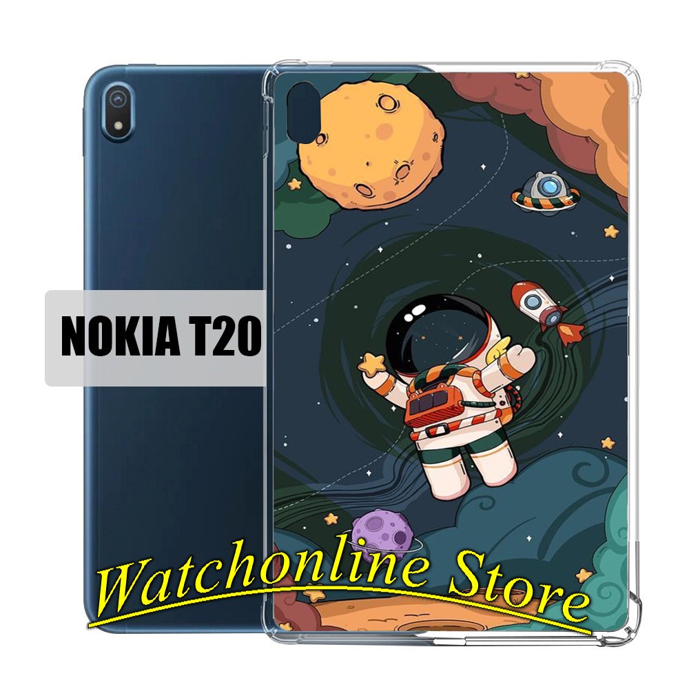 Ốp lưng dẻo phủ bóng cho Nokia T20 chống va đập họa tiết G