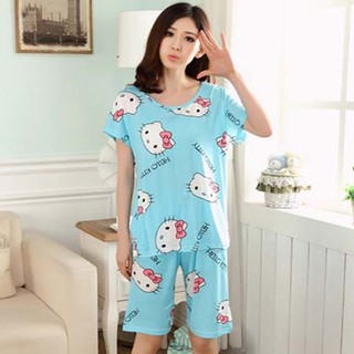 Đồ bộ đẹp giá sỉ kitty lửng ms562