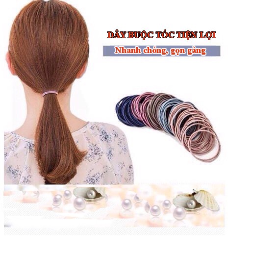 [100c]Dây chun Cột tóc⭐buộc tóc chun scrunchies siêu bự cho bé gái đẹp tiện lợi, xinh sắn DT01