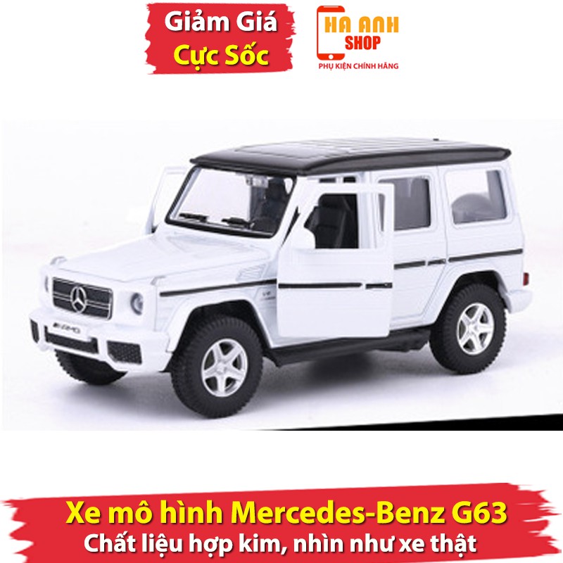 Xe Mô Hình Mercedes-Benz G63 AMG RMZ City, mô hình xe AMG bằng hợp kim dày dặn chắc chắn