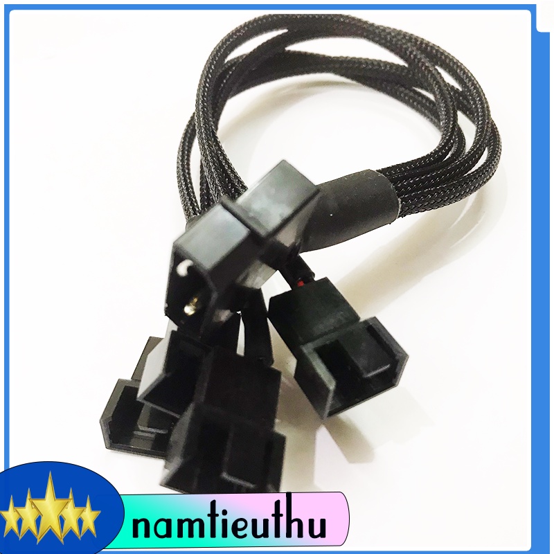 Giắc chia 4 fan từ cổng ata molex 4 pin tiện lợi