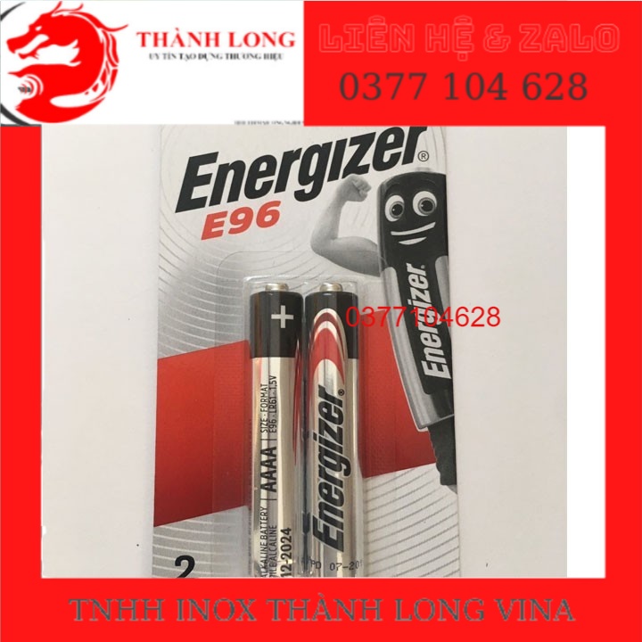 Pin AAAA (4A) E96 1.5V energizer alkaline vỉ 2 viên.
