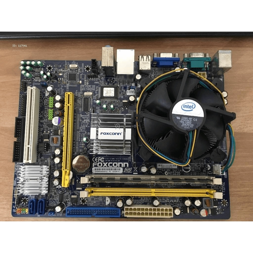 Main Foxconn G31,G41,H61 Dùng Cho PC- Mainboard Test Chạy Tốt Full Chức Năng