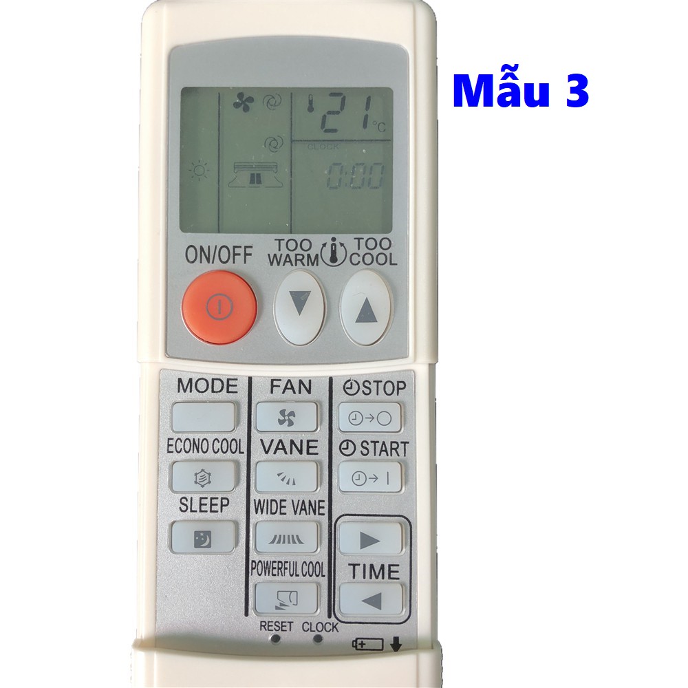 Remote máy lạnh Mitsubishi [SIÊU RẺ] Điều khiển điều hòa Mitsubishi