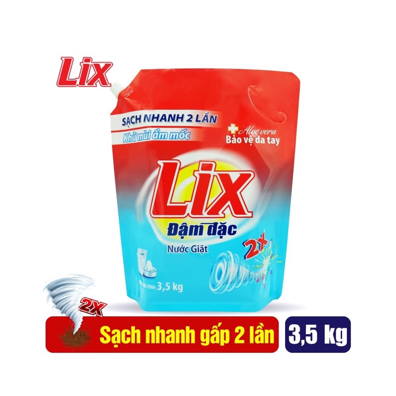 Nước Giặt Lix Túi 3,5kg