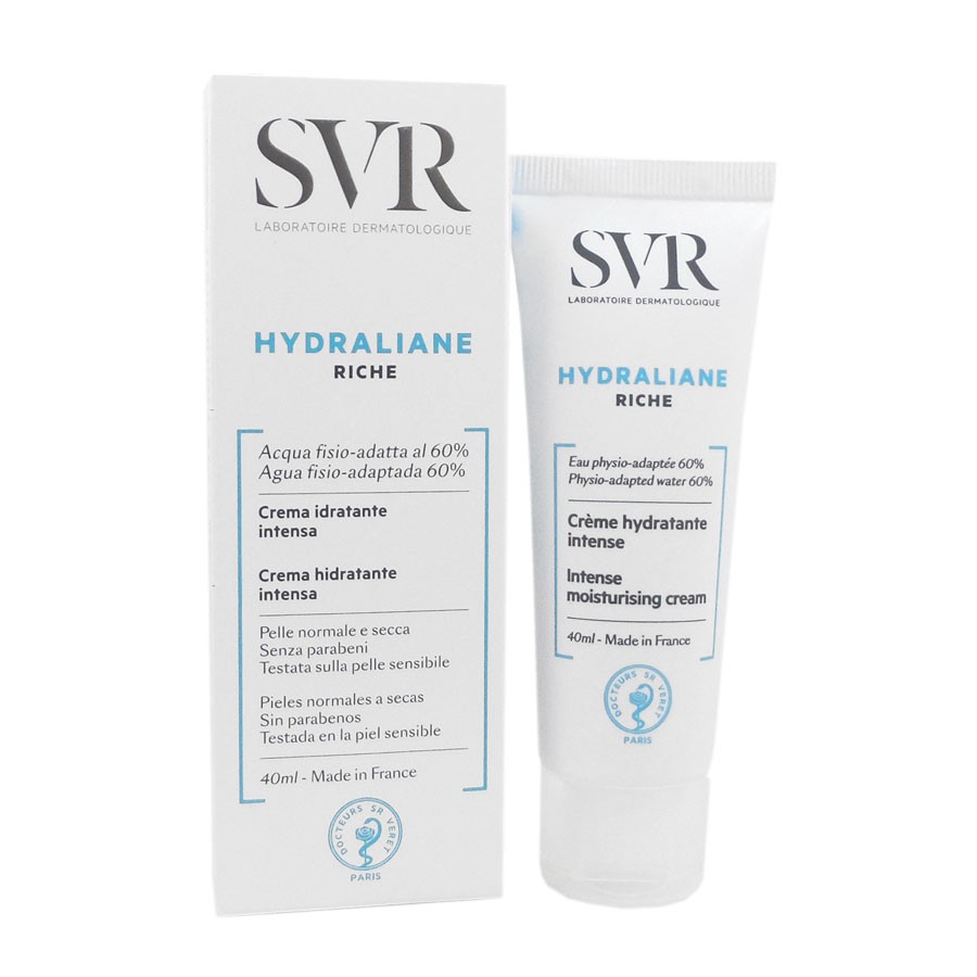 Dưỡng ẩm chuyên sâu dành cho vùng mặt và cổ SVR HYDRALIANE Riche 40ml (da khô)