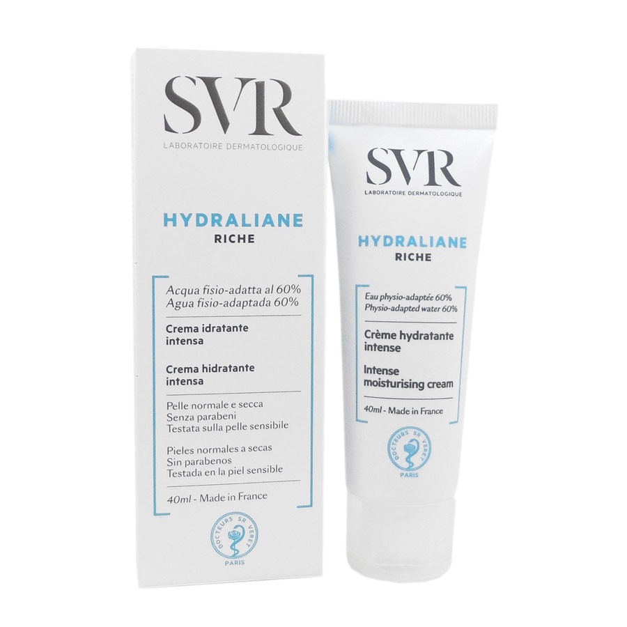 Kem Dưỡng Ẩm SVR Hydraliane Riche 40ml - Kem Dưỡng Ẩm Dành Cho Da Khô Nhạy Cảm