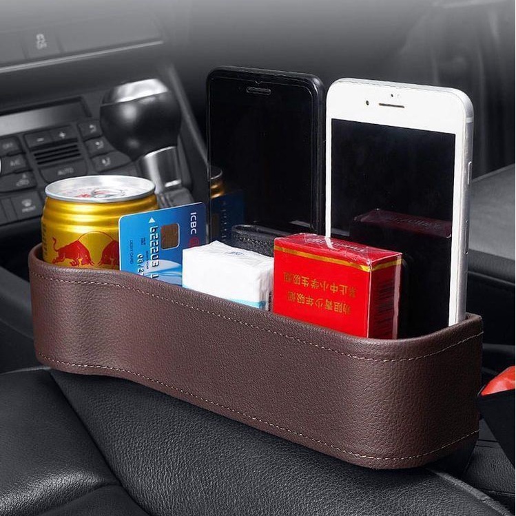 Bộ Khay Đựng Đồ Đa Năng K1, Hộc Để Đồ Khe Ghế Ô Tô Xe Hơi Cao Cấp, Phụ kiện ô tô