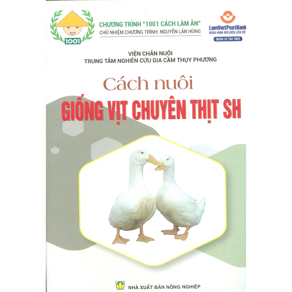 Sách - Cách Nuôi Giống Vịt Chuyên Thịt SH