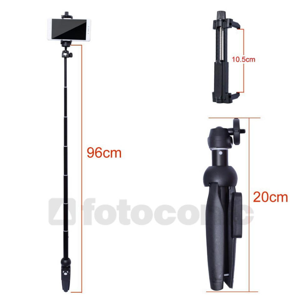 Gậy Tự Sướng Kiêm Tripod Đa Năng Chắc Chắn Yunteng YT-9928