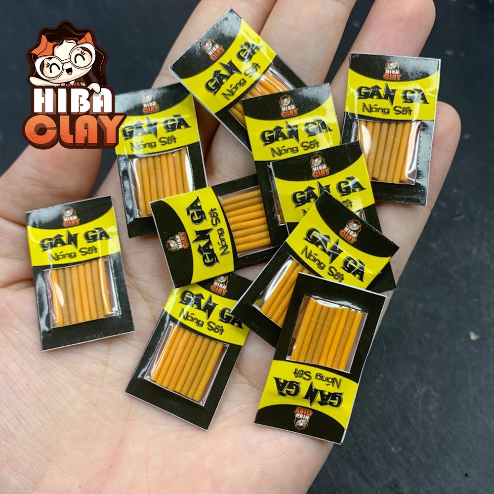 1 Gói Gân gà nóng sốt minifood, đồ ăn tí hon, đồ ăn mini mô hình cho búp bê DIY