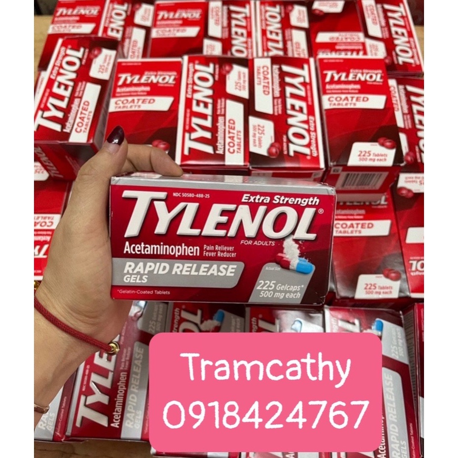 𝙏YLỄ𝙉OL 500mg của Mỹ 225 viên gel