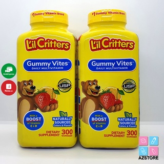 Kẹo Dẻo Lil Critter Gummy Vites Complete Multivitamin - Kẹo vitamin tổng hợp 300v